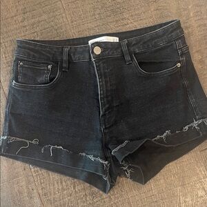 Zara Dark Denim Jean Shorts